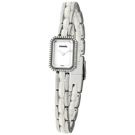 chanel premiere diamond quartz ladies watch h2132